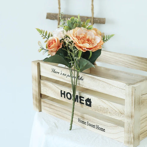 bouquet de pivoines artificielles pour mariage et décoration - vue 5 sur 12