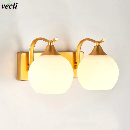 appliques murales led dorées nordiques modernes simples