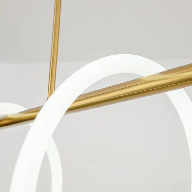 lustre simple note moderne design nordique pour restaurant - vue 6 sur 12
