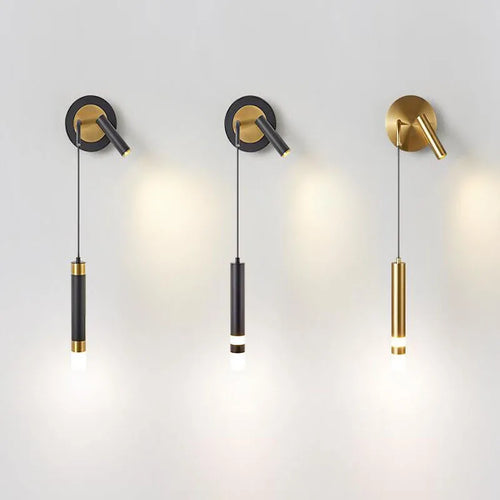 applique murale moderne avec projecteur rotatif pour lecture