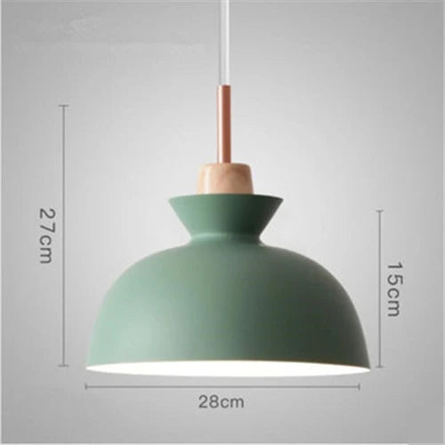 Suspension design moderne à LED de couleur Lampes