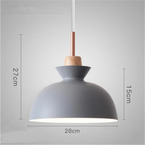 Suspension design moderne à LED de couleur Lampes