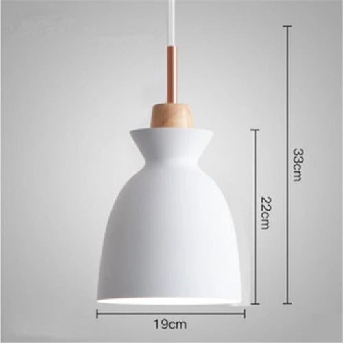 Suspension design moderne à LED de couleur Lampes