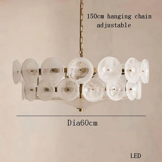 lustre vintage en verre ambré pour décoration intérieure