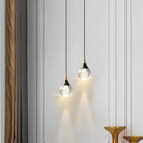lustre cristal led design pour décoration intérieure moderne - vue 5 sur 10