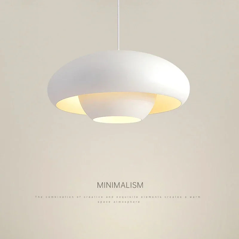 Suspension led nordique simple champignon suspendus - vue 4 sur 10