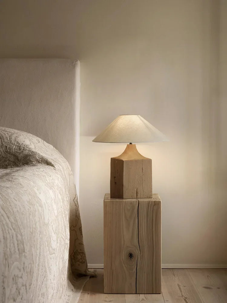 lampe de chevet design japonais wabi-sabi luxe zen et rétro - vue 5 sur 7