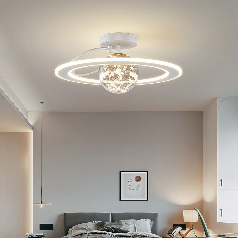 Plafond moderne à LEDs lampe Lustre pour chambre d'enfant salon salle à manger étude décoration de la maison luminaire intérieur Lustre