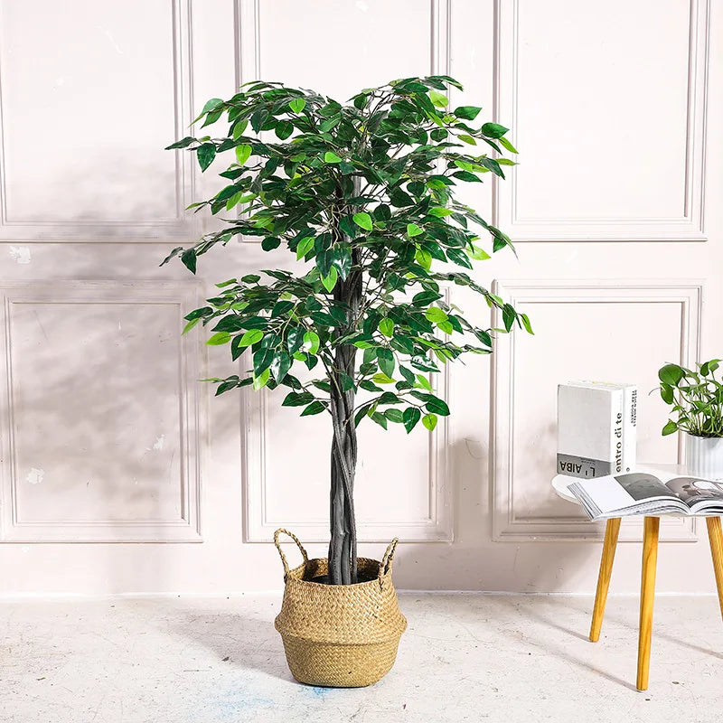 arbre de banyan artificiel en pot pour décoration intérieure et extérieure