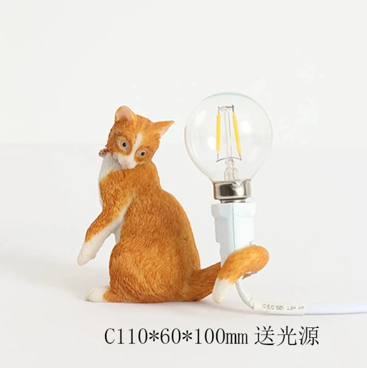 lampe de bureau décorative pour animaux en résine - vue 14 sur 14