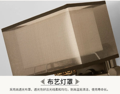 applique murale chinoise rétro en fer brodée simple - vue 6 sur 9