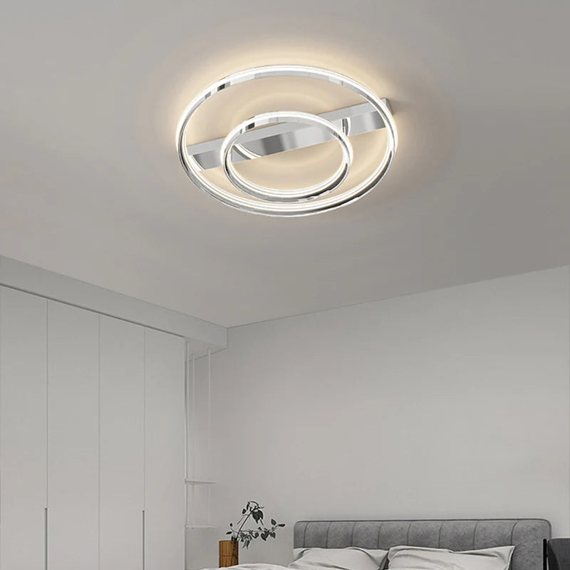 plafonnier led moderne pour décoration intérieure lumineuse - vue 6 sur 10