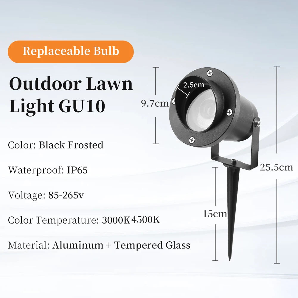 lampe led extérieure pour jardin éclairage paysager étanche et décoratif