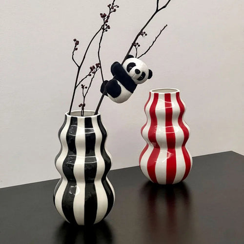 vase en céramique nordique pour décoration et cadeaux - vue 4 sur 8