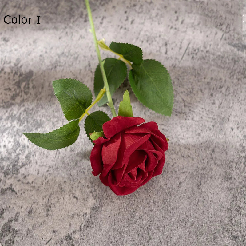 bouquet de fleurs artificielles en soie pour mariage et décoration - vue 12 sur 16