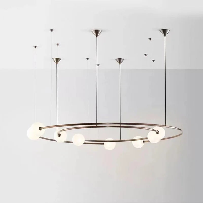 suspension en verre design pour une décoration moderne intérieure - vue 2 sur 7
