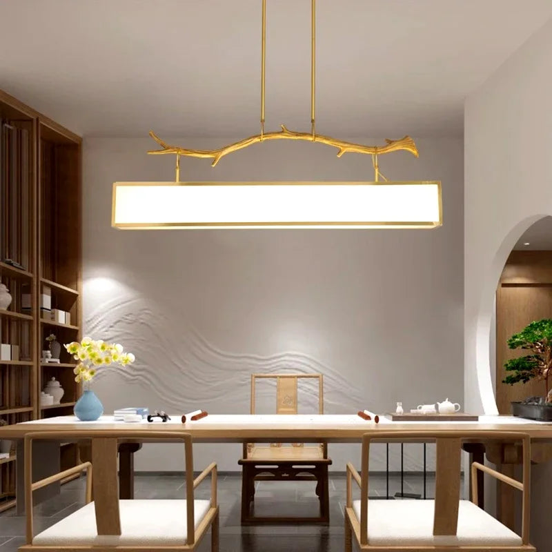 lustre led moderne suspension pour éclairage intérieur - vue 7 sur 9