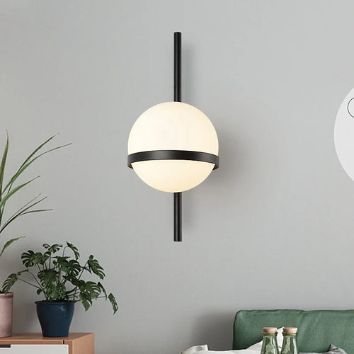 Applique led en verre intérieur moderne