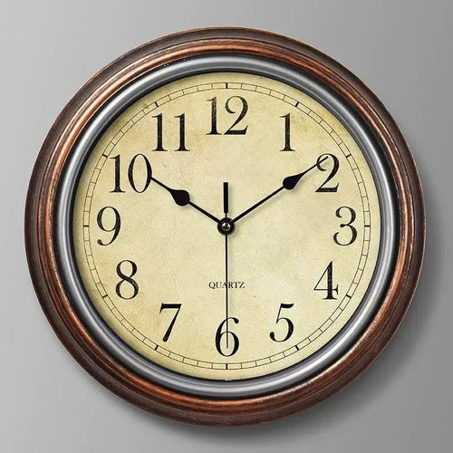 horloge murale rétro nordique silencieuse pour intérieur élégant - vue 14 sur 15