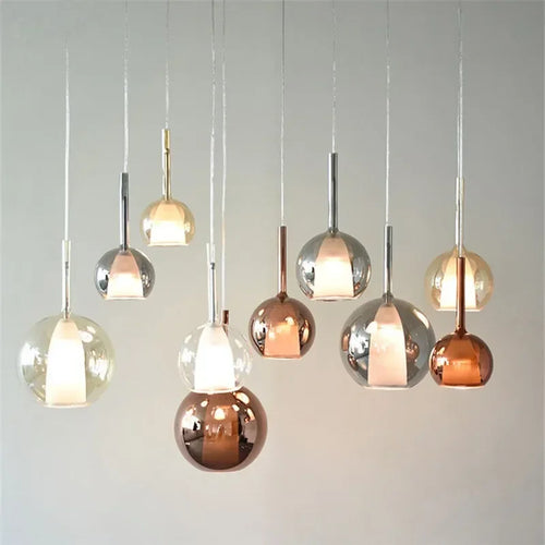 suspension en verre design nordique moderne pour éclairage décoratif - vue 6 sur 17