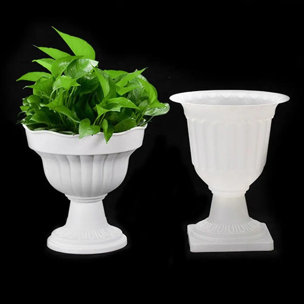 pot de fleurs romain en plastique style rétro romantique pour événements - vue 5 sur 13