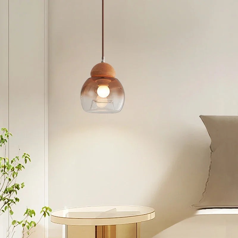 suspension rétro en verre style médiéval pour décoration moderne - vue 3 sur 8