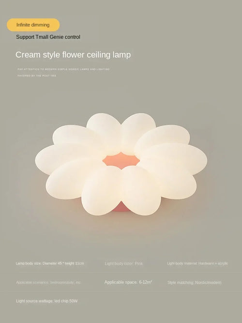lustre créatif à pétales pour un éclairage chaleureux et apaisant - vue 23 sur 24