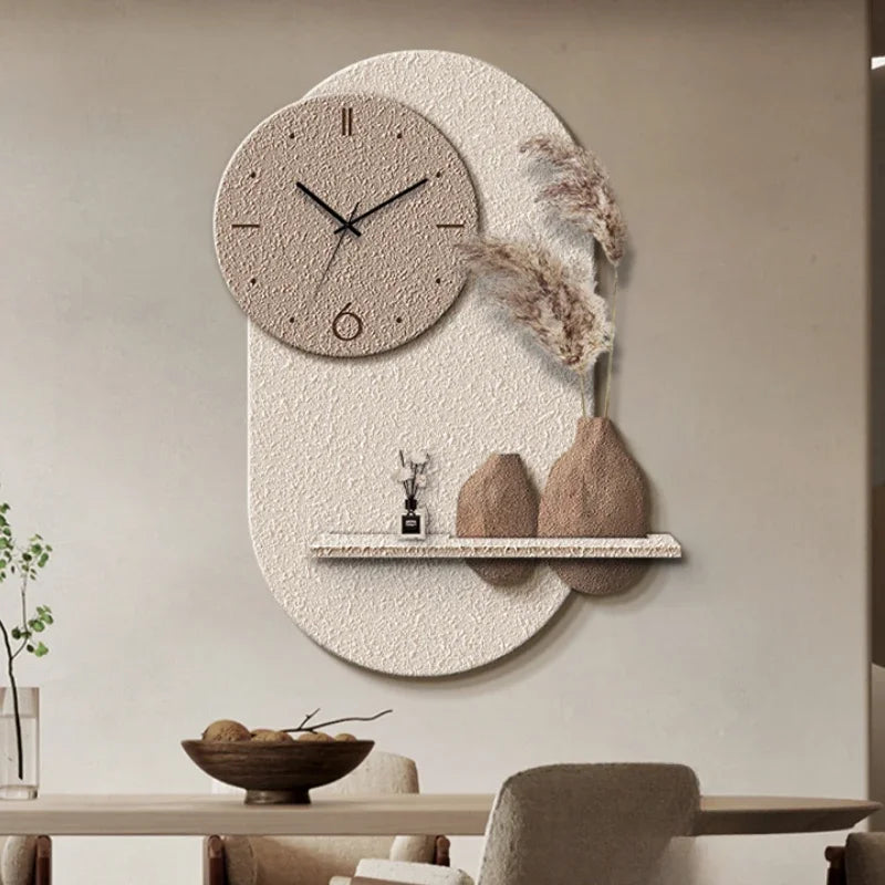 horloge murale décorative en grès design sensoriel avancé - vue 6 sur 10