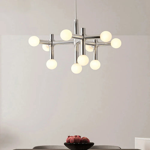 lustre de style bauhaus rétro pour intérieur élégant - vue 3 sur 7