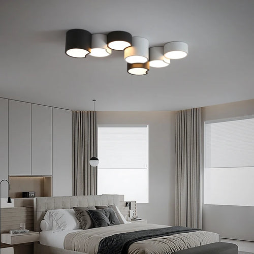 Lustre Lumières Géométrique Simple Moderne Luminaire Décor