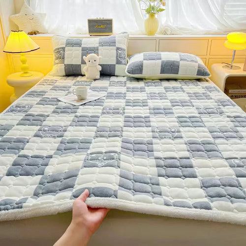 surmatelas en velours chaud pour un confort hivernal - vue 8 sur 15