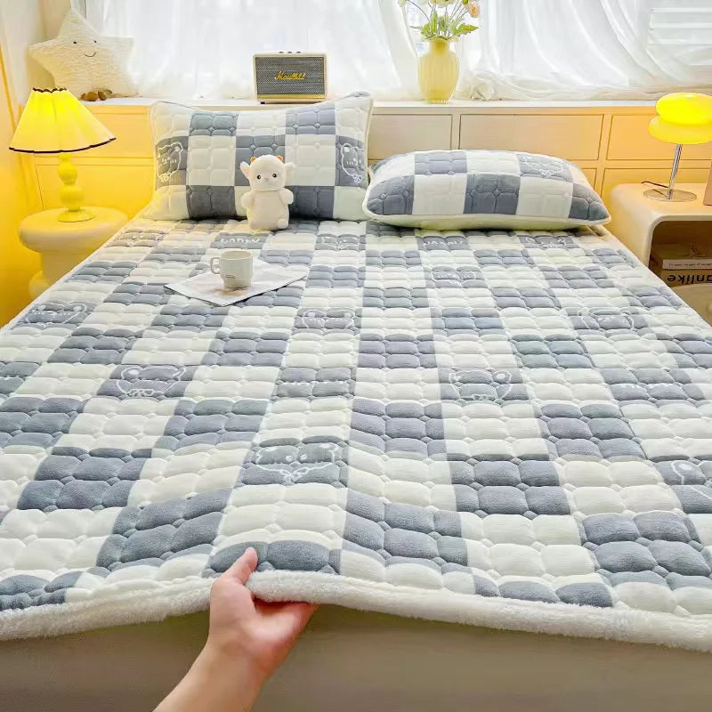 surmatelas en velours chaud pour un confort hivernal - vue 7 sur 15