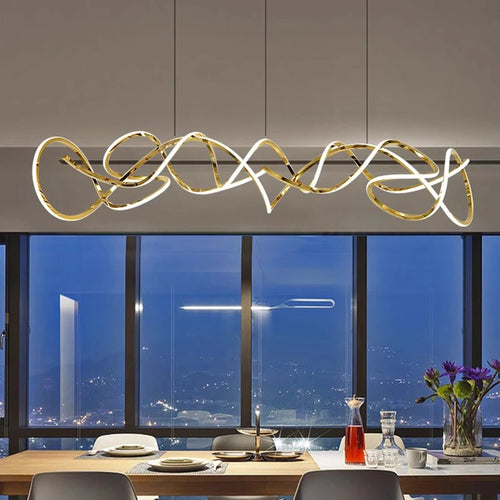 Lustre LED design moderne idéales décoration intérieure - vue 4 sur 11