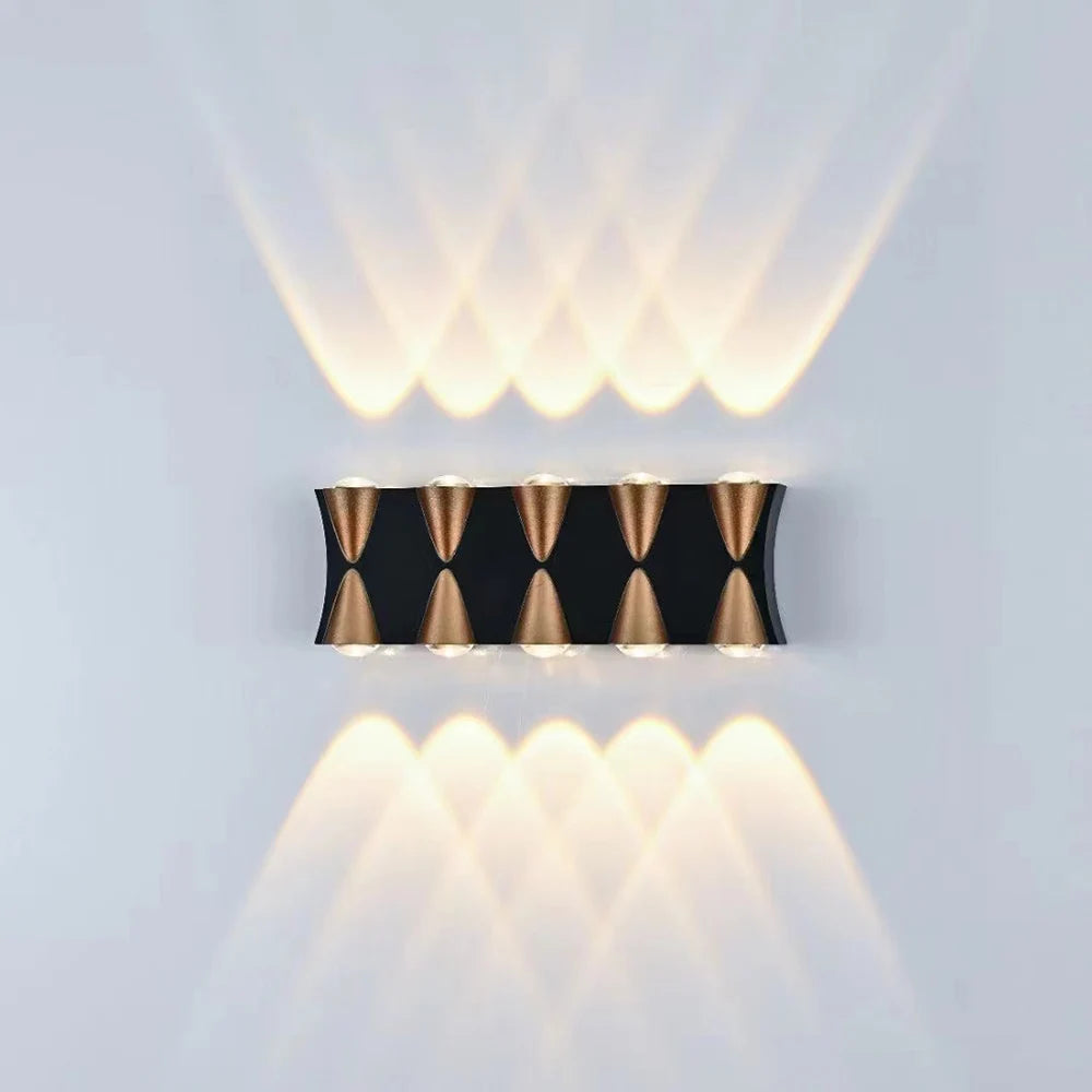 applique murale extérieure moderne pour jardin et hôtel - vue 9 sur 11