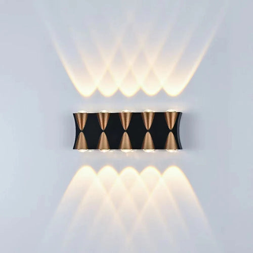 applique murale extérieure moderne pour jardin et hôtel - vue 10 sur 11
