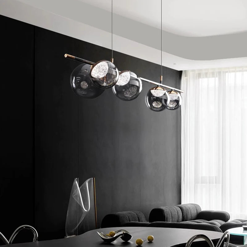 lustre nordique décoratif lampes suspendues éclairage intérieur - vue 5 sur 8