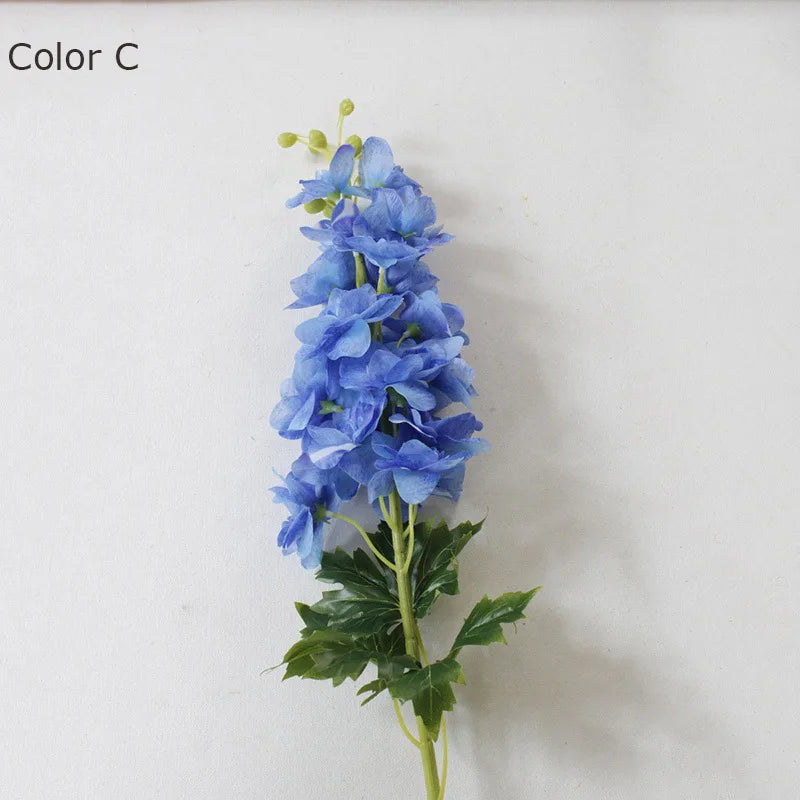 fleurs artificielles delphinium hyacinth pour décoration mariage - vue 8 sur 12