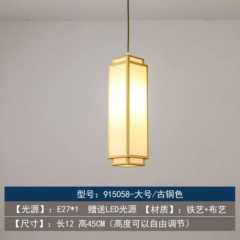 lustre chinois rétro style chinoiserie pour un éclairage élégant - vue 13 sur 22