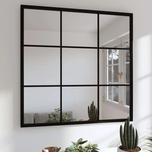 miroir mural en métal pour décoration intérieure moderne - vue 2 sur 7