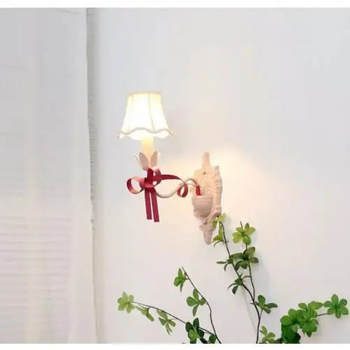 lustre mignon pour enfants éclairage suspendu avec nœud décoratif - vue 13 sur 14