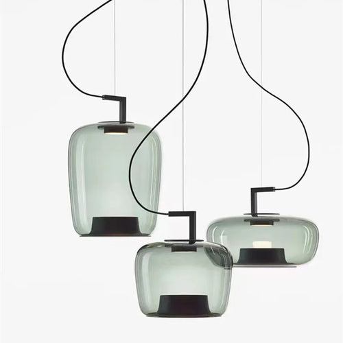 LED nordique BROKIS DOUBLE suspension créative suspension en verre pour salon chambre chevet Bar décor Restaurat lampe