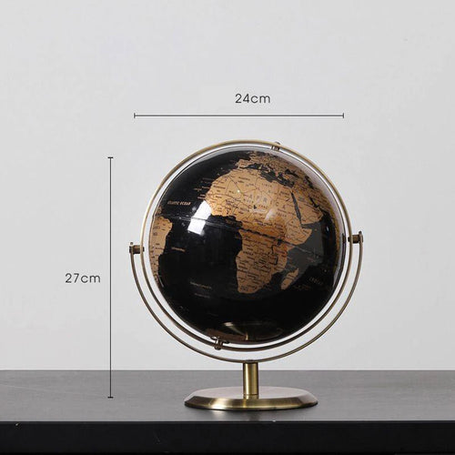globe rotatif décoratif européen lumineux artisanat créatif luxe - vue 11 sur 10