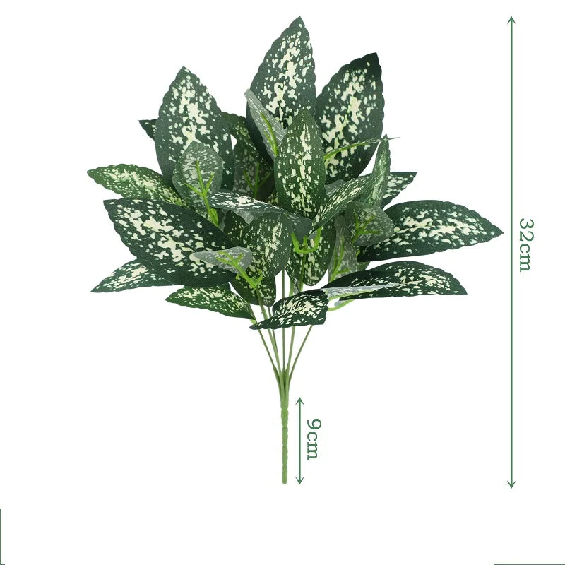 feuilles de bambou artificielles en soie pour décoration élégante - vue 21 sur 32