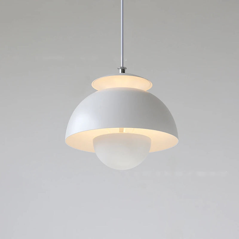 SANDYHA Danemark Fleur Bud Design Suspension Moderne De Luxe Couleur Unie Chevet Bar Salon Salle À Manger Intérieur Lumières Décoratives