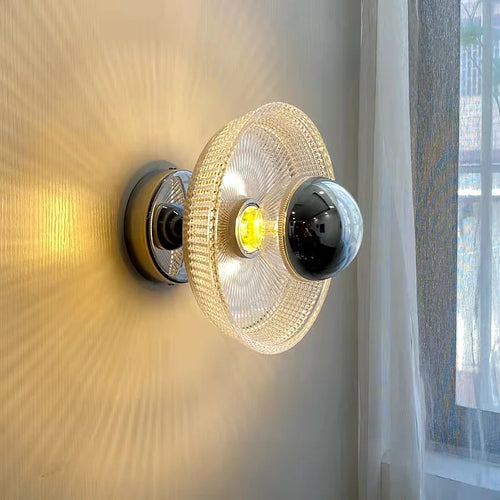 appliques murales modernes en verre pour décoration rétro élégante - vue 2 sur 8