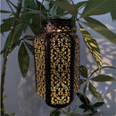 lanterne solaire à led motif rétro pour extérieur jardin patio