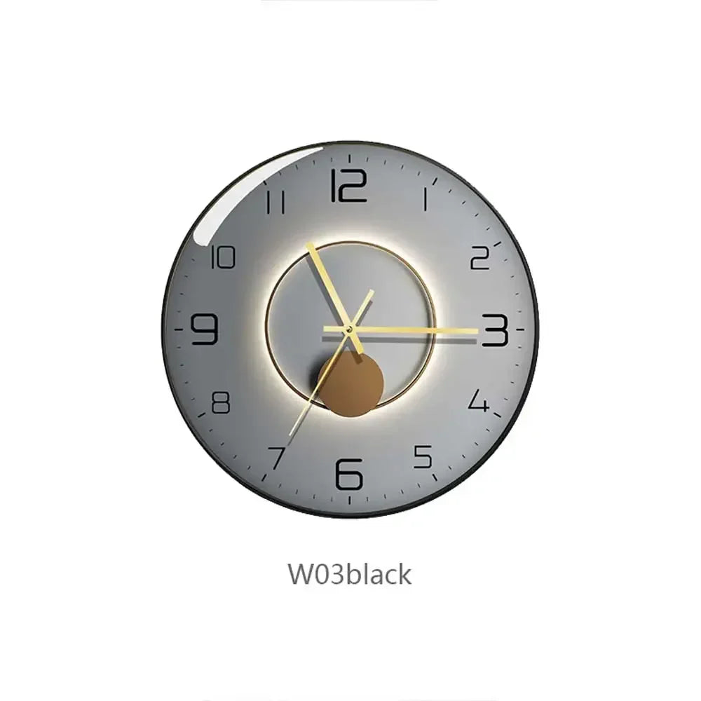 horloge murale en verre design moderne créatif pour décoration intérieure - vue 15 sur 18