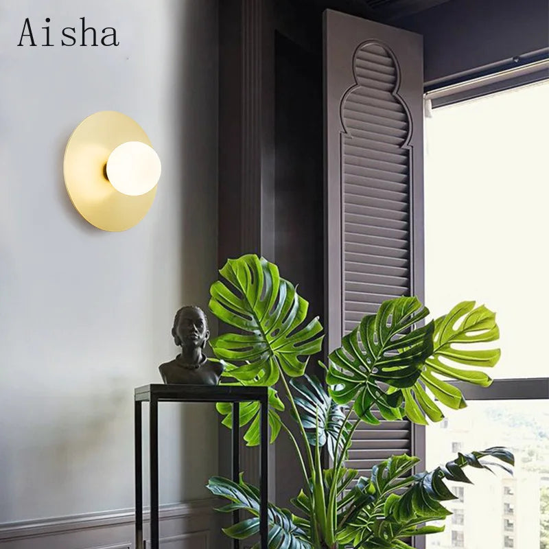plafonnier doré design créatif pour décoration intérieure et extérieure - vue 5 sur 5
