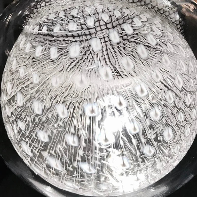 lustre moderne en verre pour décoration intérieure suspendue - vue 5 sur 8