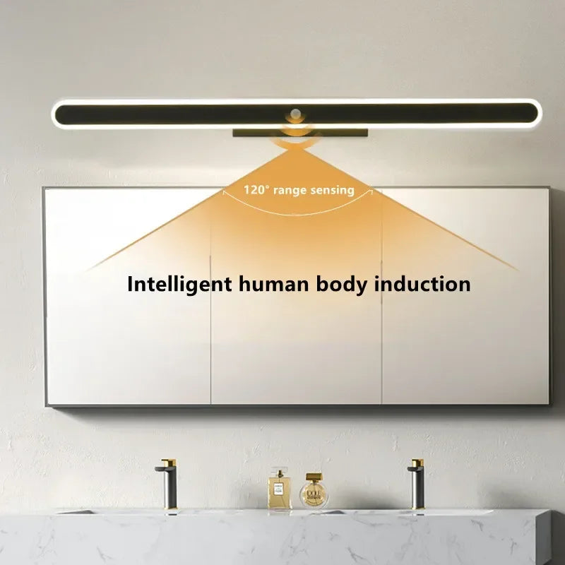 applique murale avec capteur pour éclairage intérieur et miroir - vue 4 sur 10